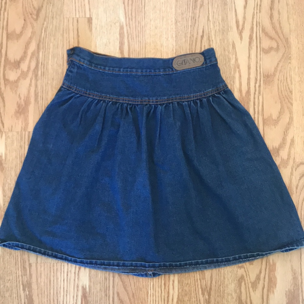 About to donate! Jean denim skirt 80s 90s retro Gitano vintage Spring 💙 - Picture 5 of 5